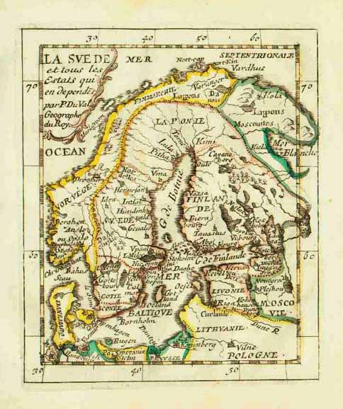 A Medieval map of Scandinavia.